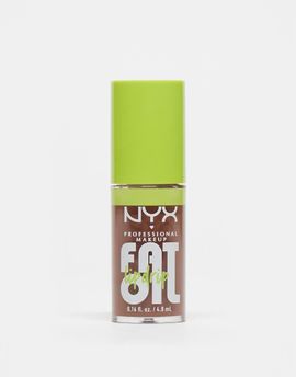 NYX Professional Makeup NYX Professional Makeup Fat Oil Lip Drip, Lip Gloss - Livin The Cream-Brown