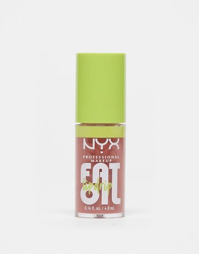 NYX Professional Makeup NYX Professional Makeup Fat Oil Lip Drip, Lip Gloss - Splash Of Cream-Neutral