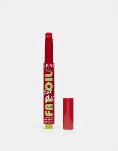 Nyx Professional Makeup Fat Oil Slick Click Lip Balm - Double Tap-Red