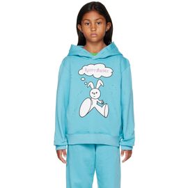 NZKidzzz NZKidzzz Kids Blue 'Happy Sunday' Hoodie