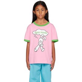 NZKidzzz NZKidzzz Kids Pink 'Happy Monday' T-Shirt