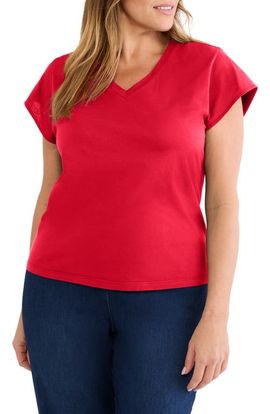 NZT by NIC+ZOE NZT by NIC+ZOE Cap Sleeve Cotton T-Shirt