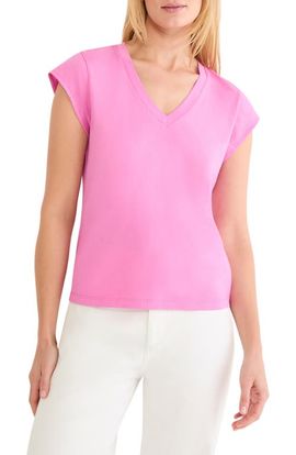 NZT by NIC+ZOE NZT by NIC+ZOE Cap Sleeve V-Neck Cotton Top