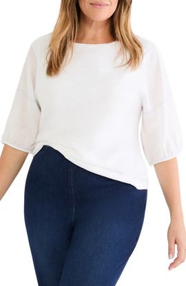 NZT by NIC+ZOE NZT by NIC+ZOE Linen Sleeve Cotton Top