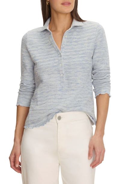 NZT by NIC+ZOE NZT by NIC+ZOE Spacedye Elbow Sleeve Polo