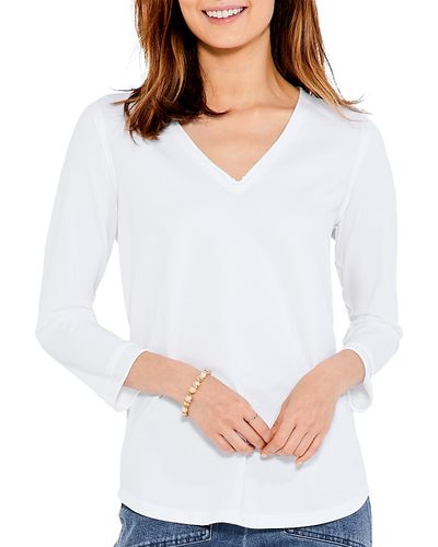 Nzt By Nic+zoe Nzt Roll V Tee