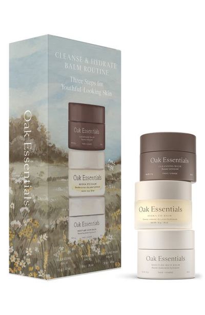 Oak Essentials Oak Essentials Cleanse & Hydrate Balm Routine Set 
