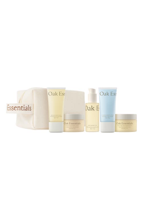 Oak Essentials Oak Essentials Travel Body Routin Set $115 Value 