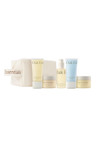 Oak Essentials Oak Essentials Travel Body Routin Set $115 Value 