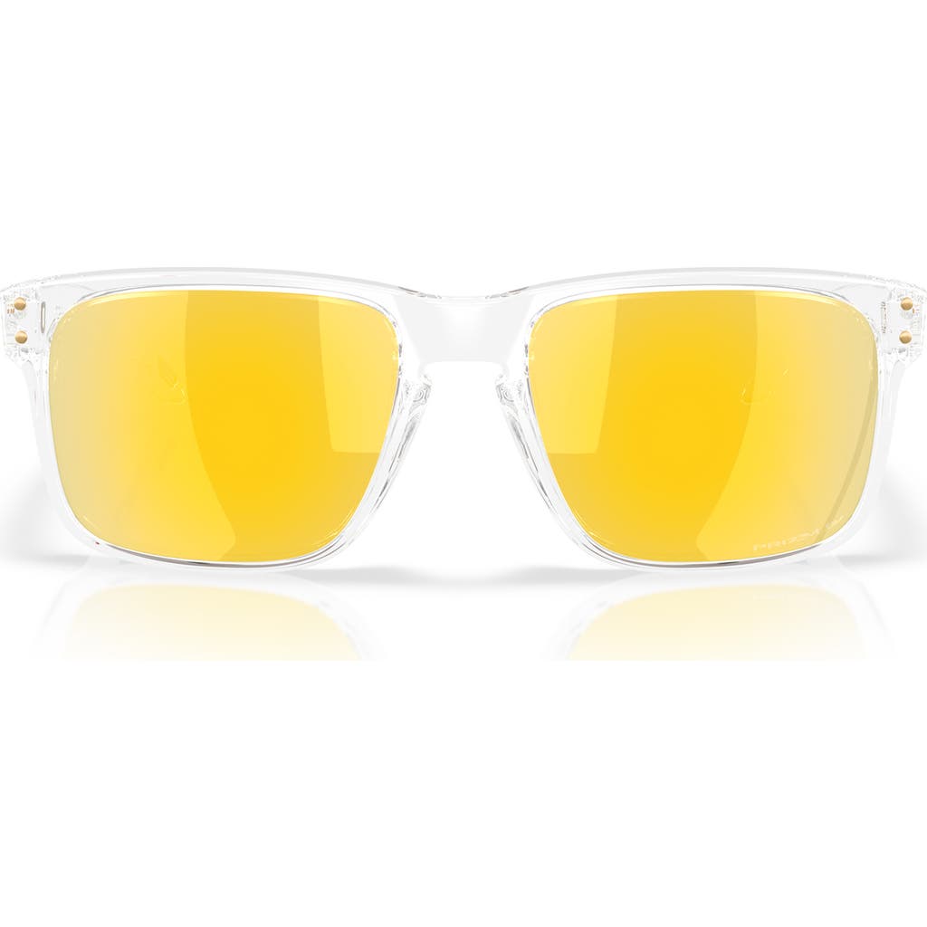 Oakley Oakley 55mm Polarized Prizm™ Square Sunglasses
