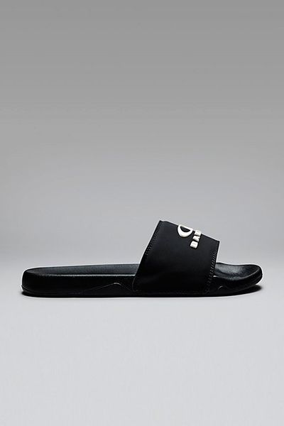 Oakley Oakley Men's Zuma Slide Sandals in Pitch Black/White, Men's at Urban Outfitters