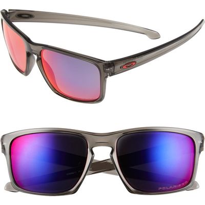Oakley Oakley 'Silver' 57mm Polarized Sunglasses