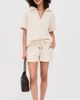 OAS OAS Jaffa Waffle Shirt Ecru XS - 5
