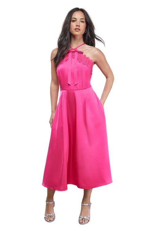 Oasis Oasis Lace Detail Midi Prom Dress