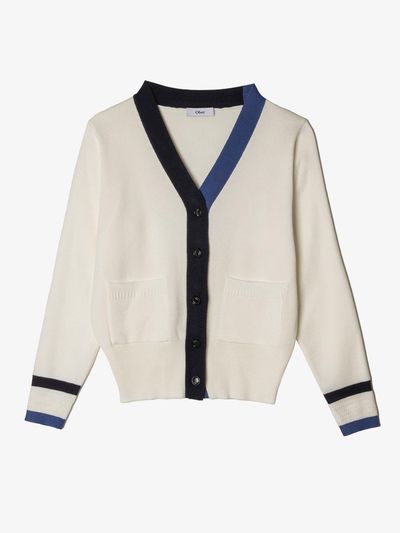 OBER GOLF & SPORTS Sleeve Point V-neck Cardigan []