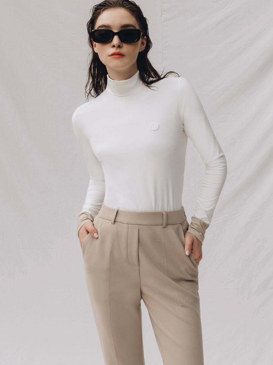 OBER GOLF & SPORTS Tech-stretch T-shirt Golf [beige combi]