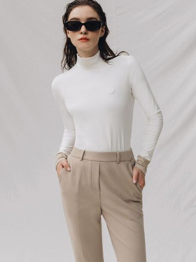 OBER GOLF & SPORTS Tech-stretch T-shirt Golf [beige combi]