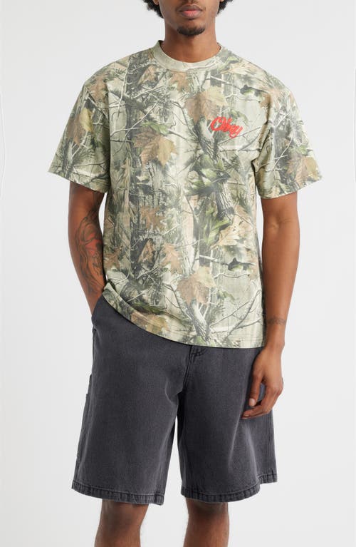 Obey Obey Airbrushed Rose Logo Camouflage T-Shirt