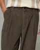 OBEY OBEY Dean Pleated Corduroy Pants in Brown, Men's at Urban Outfitters - 4
