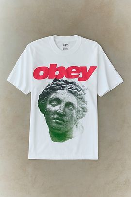 OBEY OBEY Estruscan Graphic Tee in White, Men's at Urban Outfitters