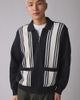 OBEY OBEY Matt Zip Up Polo Collar Sweater in Black, Men's at Urban Outfitters - 1