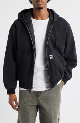 Obey Obey Randy Hooded Cotton Jacket