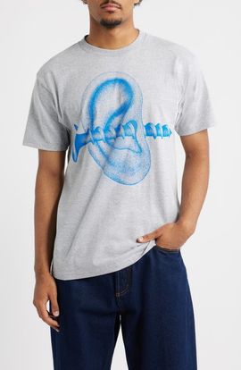 Obey Obey Records Ear Cotton Graphic T-Shirt