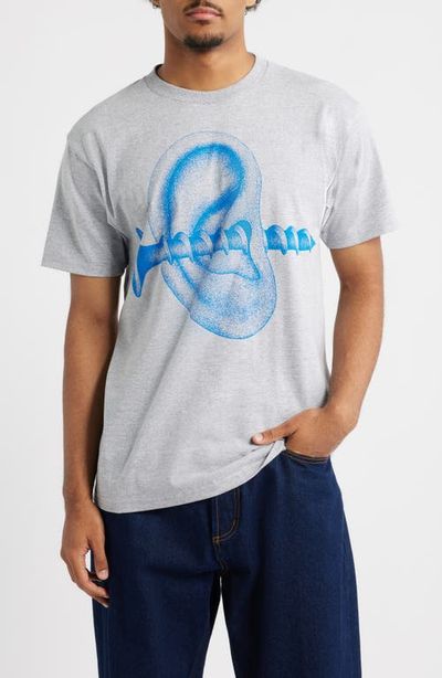 Obey Obey Records Ear Cotton Graphic T-Shirt