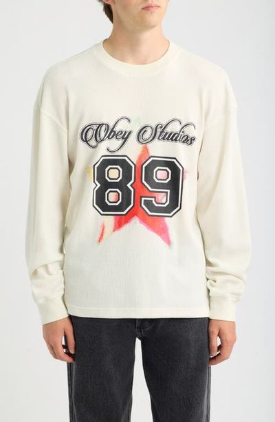 Obey Obey Varsity Star Graphic Thermal T-Shirt