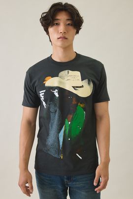 OBEY OBEY X Gem Hale Rodeo Graphic Tee in Black, Men's at Urban Outfitters