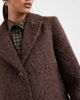 Object Object cozy textured oversized blazer style jacket in dark brown - 2