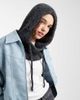 Object Object knit balaclava in dark gray melange - 1