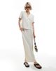Object Object linen touch shirt in cream - part of a set-White - 2