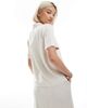 Object Object linen touch shirt in cream - part of a set-White - 4