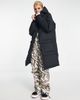 Object Object Longline Padded Coat in black - 1