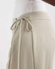 Object Object mide rise wrap detail wide leg pants in sage green - 4