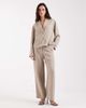 Object Object mix and match short boxy tailored blazer in taupe - part of a set-Neutral - 2