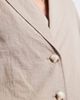 Object Object mix and match short boxy tailored blazer in taupe - part of a set-Neutral - 3