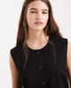 Object Object o-neck vest in black - part of a set - 3
