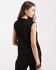 Object Object o-neck vest in black - part of a set - 4