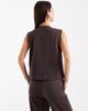 Object Object o-neck vest in chocolate - part of a set-Brown - 2