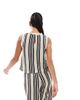 Object Object open knit sleeveless top in black and white stripes - part of a set - 3