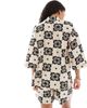 Object Object oversized shirt in mono tile print - part of a set-White - 2