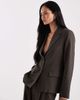 Object Object oversized tailored blazer in brown - part of a set - 1