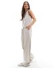 Object Object pinstripe tailored vest in light gray - part of a set-White - 2