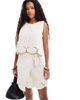 Object Object premium crochet top with applique in cream - part of a set-White - 1