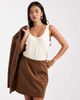 Object Object premium faux suede mini skirt in camel - part of a set-Neutral - 2