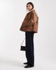 Object Object premium reversible soft cozy borg jacket in light brown - 2