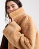Object Object premium reversible soft cozy borg jacket in light brown - 3