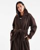 Object Object premium wool blend formal maxi coat in chocolate brown - 3